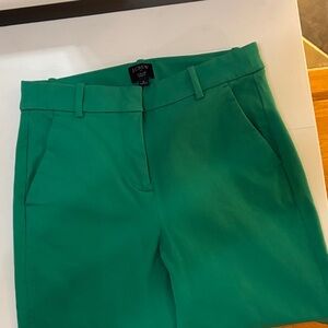 J. Crew Classic Green Cropped Pants
